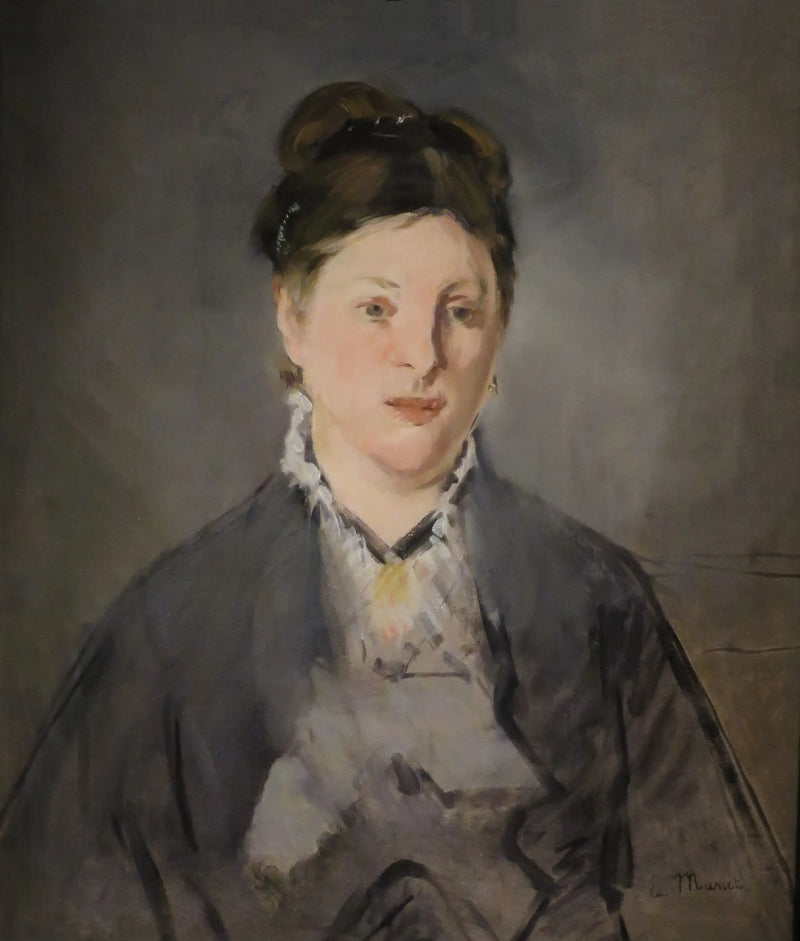 Porträtt av Madame Manet - Édouard Manet