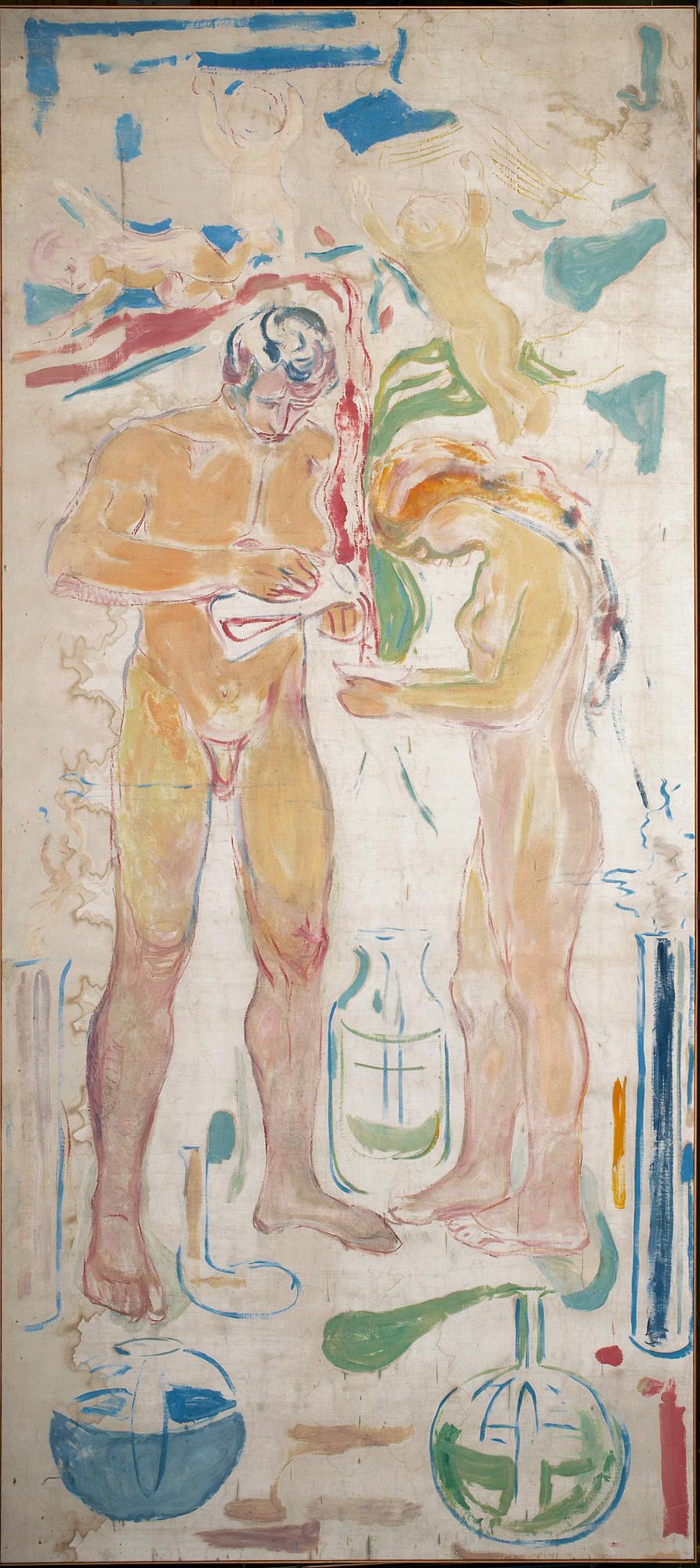 Reproduction du tableau « Chimie - Edvard Munch » par Alpha Reproduction en peinture à l’huile