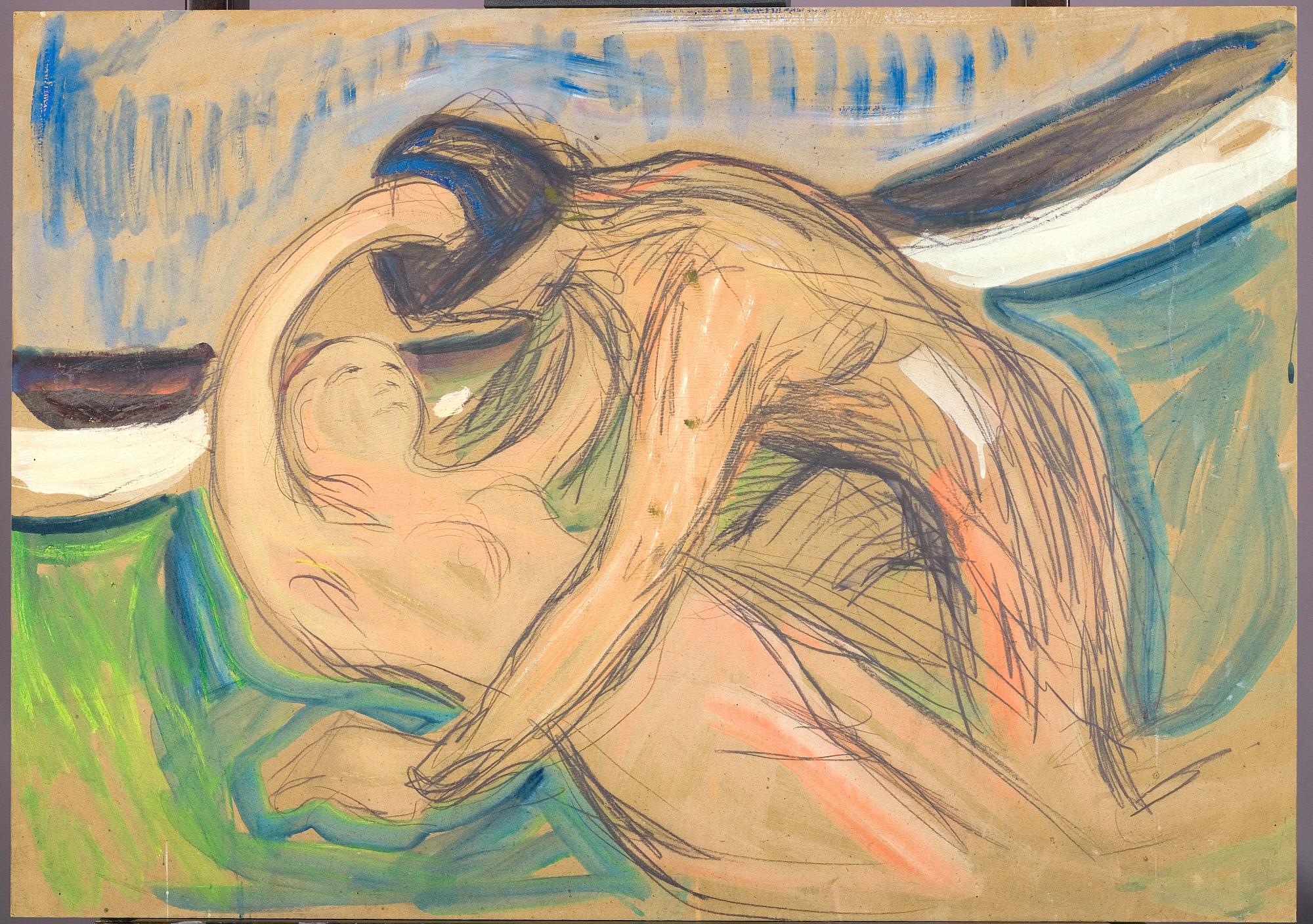 Reproduction du tableau « Cupidon - Edvard Munch » par Alpha Reproduction en peinture à l’huile