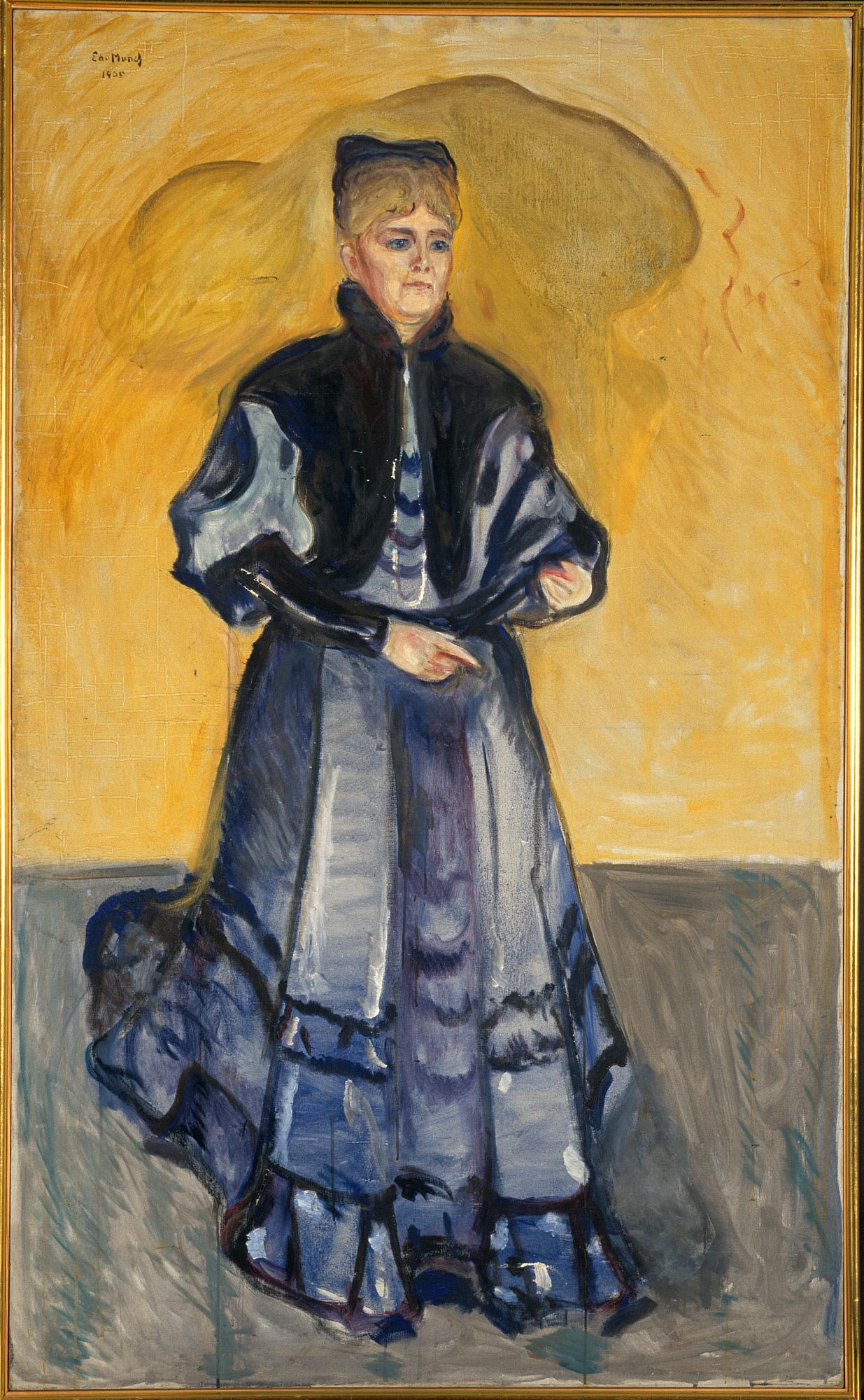 Reproduction du tableau « Élisabeth Förster-Nietzsche - Edvard Munch » par Alpha Reproduction en peinture à l’huile