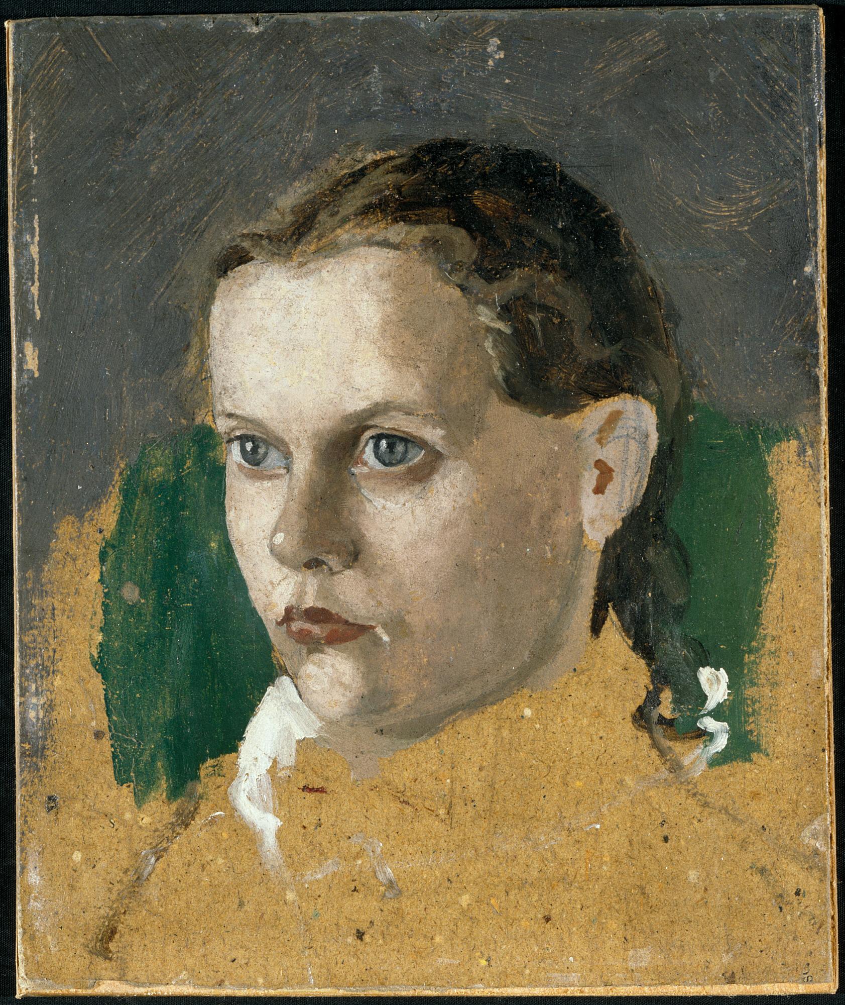 Reproduction du tableau « Laura Munch - Edvard Munch » par Alpha Reproduction en peinture à l’huile
