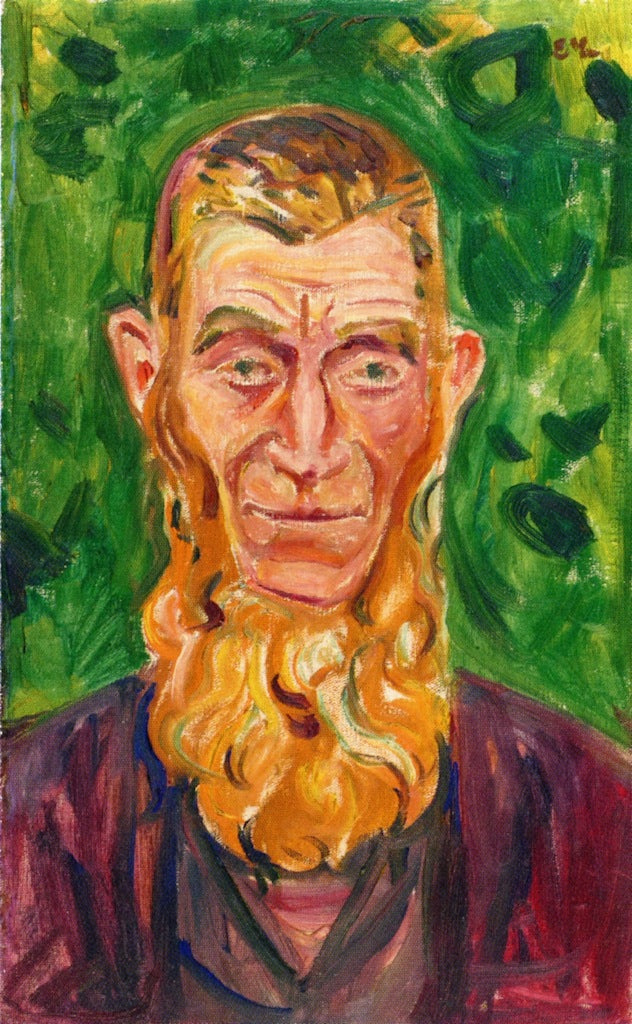 Reproduction du tableau « Homme original - Edvard Munch » par Alpha Reproduction en peinture à l’huile