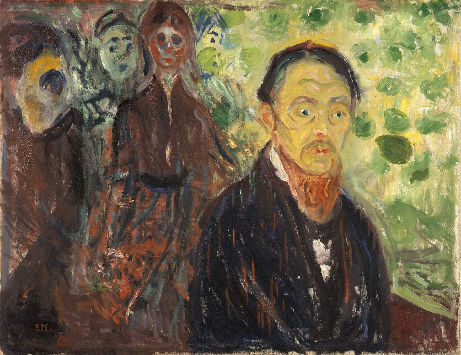 Reproduction du tableau « Pris par surprise - Edvard Munch » par Alpha Reproduction en peinture à l’huile