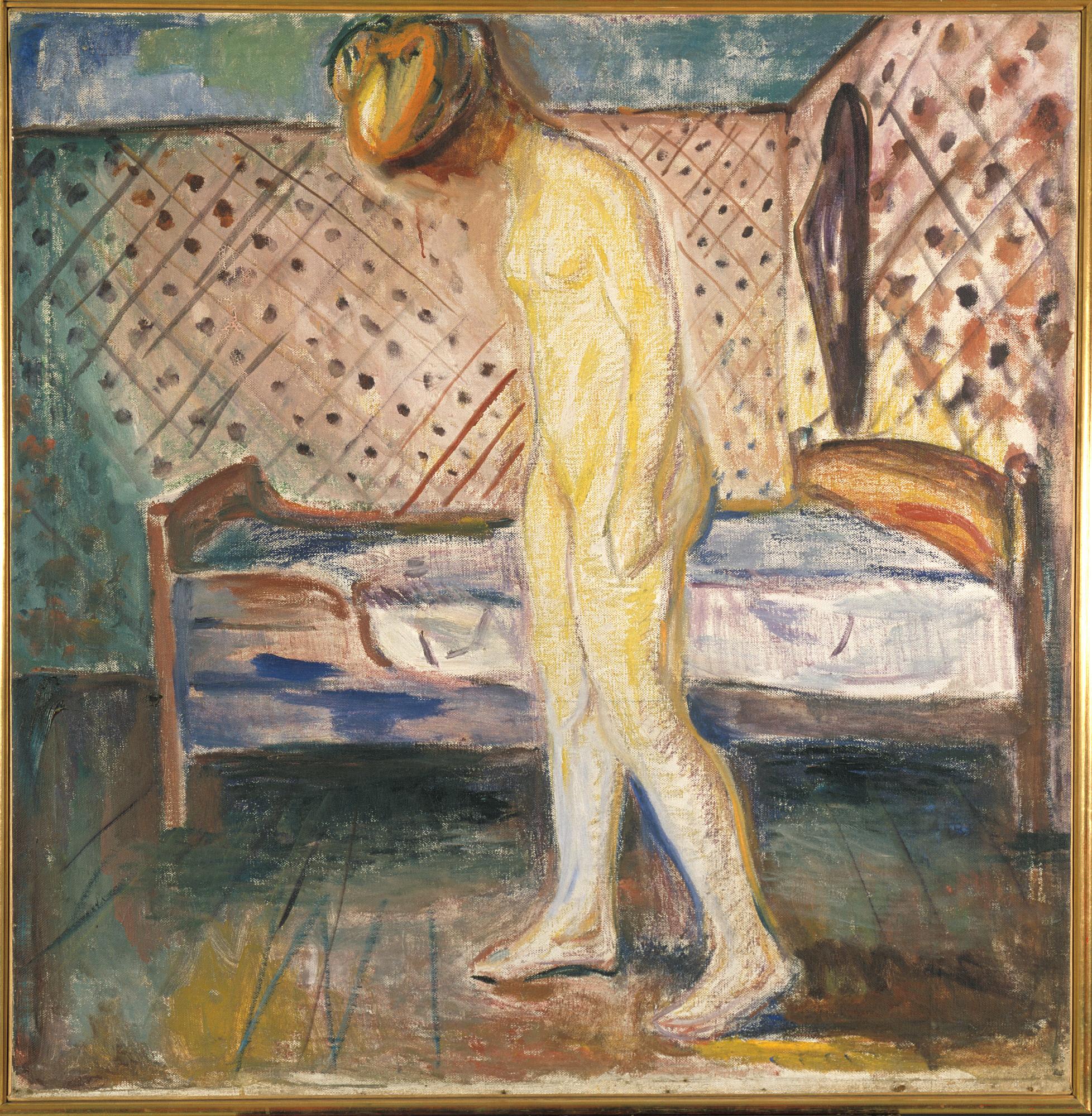 Reproduction du tableau « Femme pleurant - Edvard Munch » par Alpha Reproduction en peinture à l’huile