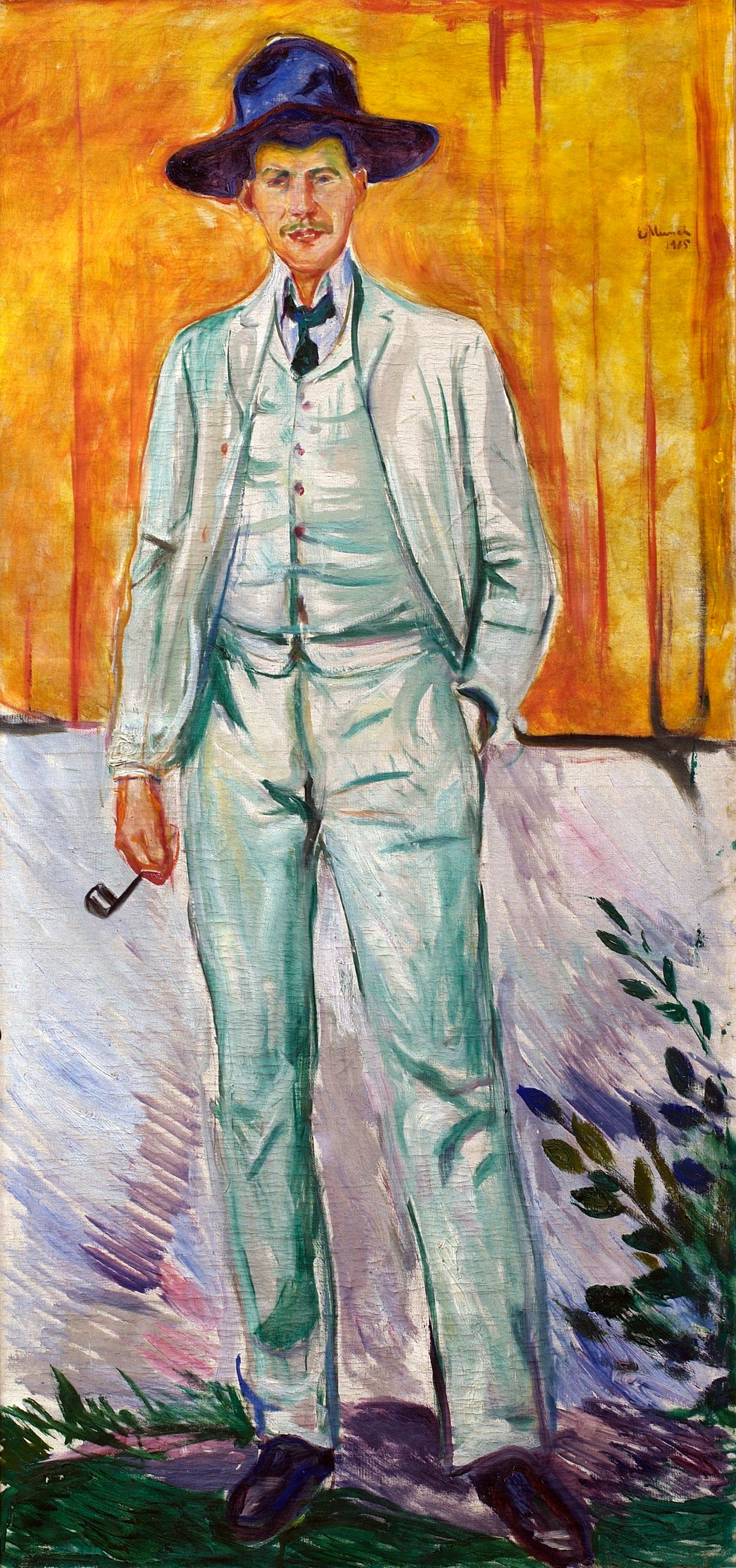 Reproduction du tableau « Ludwig Karsten - Edvard Munch » par Alpha Reproduction en peinture à l’huile