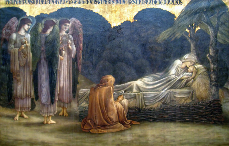 Jungfrufödelsen - Edward Burne-Jones