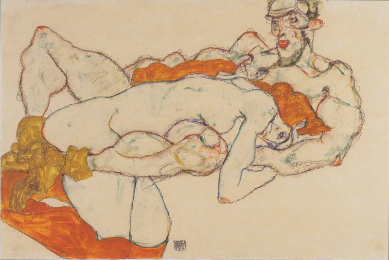 De älskande - Egon Schiele