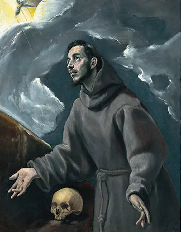 Saint François mottar stigmata - El Greco