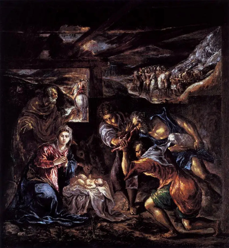 Herdarnas tillbedjan - El Greco