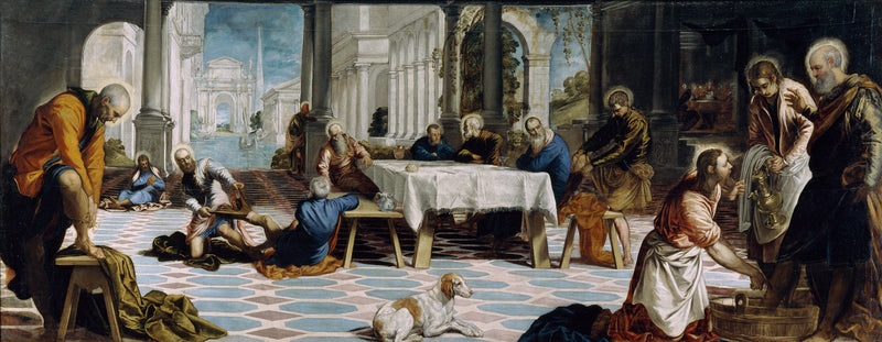 Fotbad - Jacopo Tintoretto