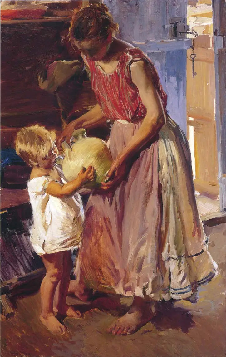Drickkannan - Joaquín Sorolla