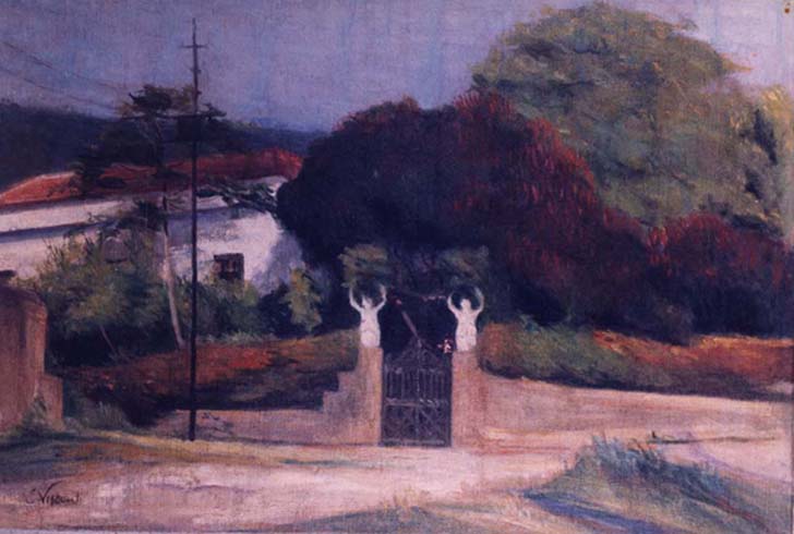 Minha casa em Copacabana - Eliseu Visconti