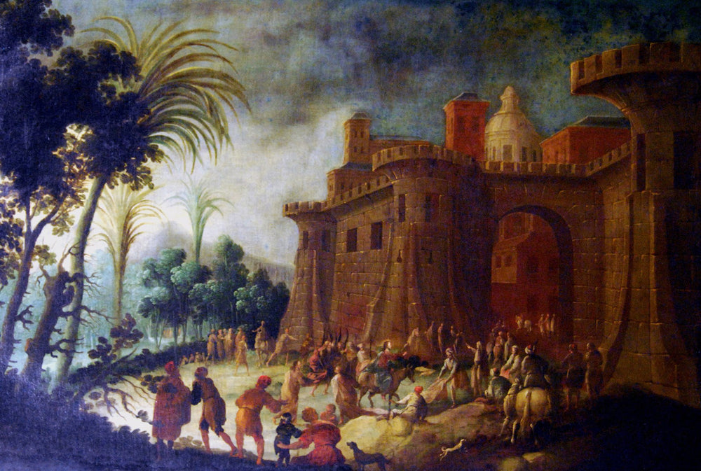 Entrée du Christ à Jérusalem - Alessandro Magnasco
