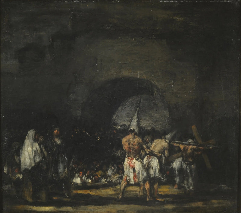 Scen av disciplinerna - Francisco de Goya