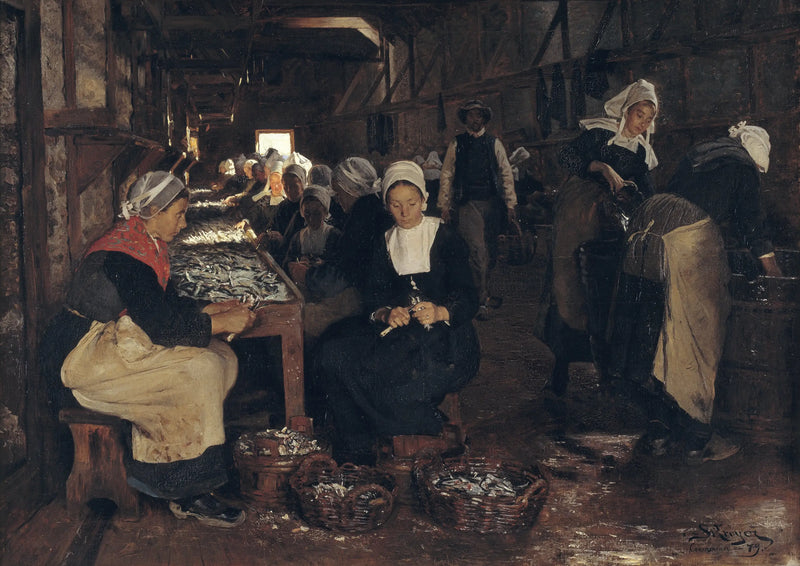 Och sardinerna i Concarneau - Peder Severin Krøyer