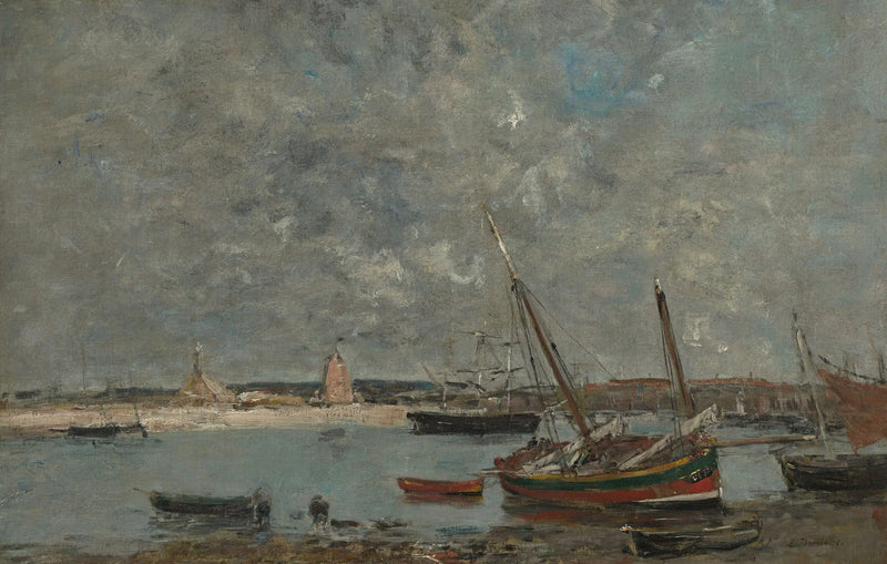 Camaret: Hamnen - Eugène Boudin