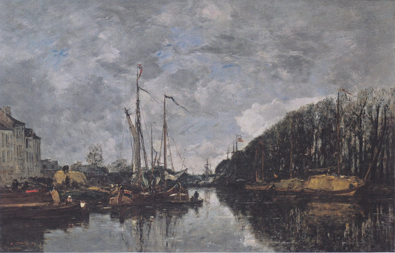 Allé-Grönkanalen, Bryssel - Eugène Boudin