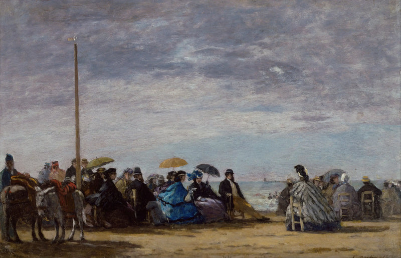 Stranden - Eugène Boudin