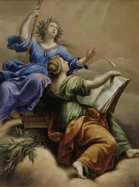 Euterpe och Clio - Pierre Mignard