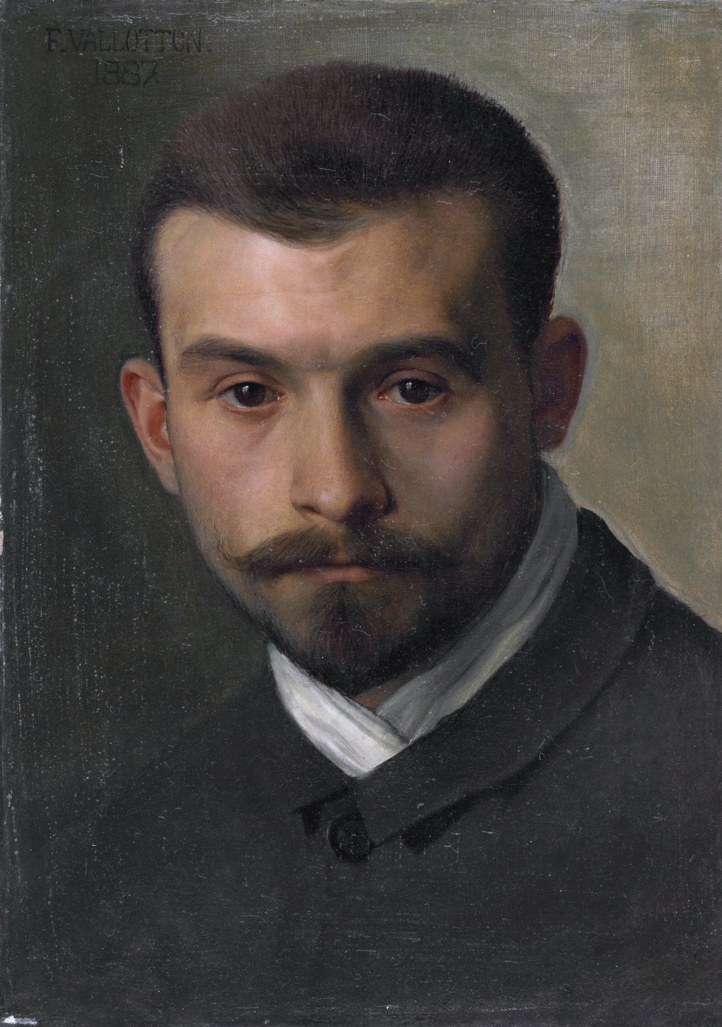 Autoportrait (Félix Vallotton, 1887) - Félix Vallotton