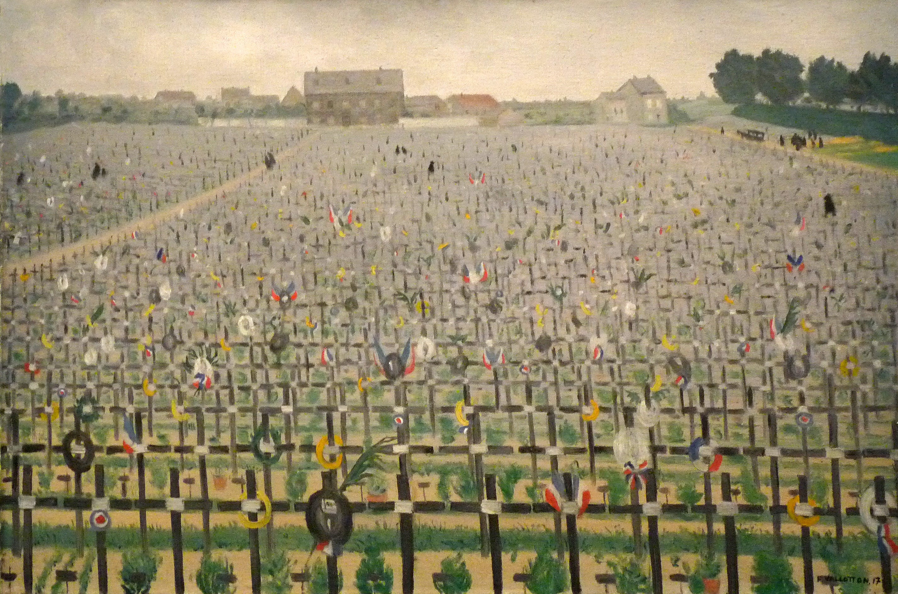 Le Cimetière militaire de Châlons - Félix Vallotton