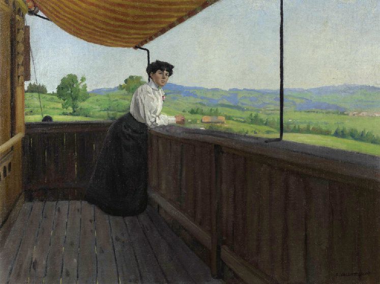 Sur le balcon - Félix Vallotton