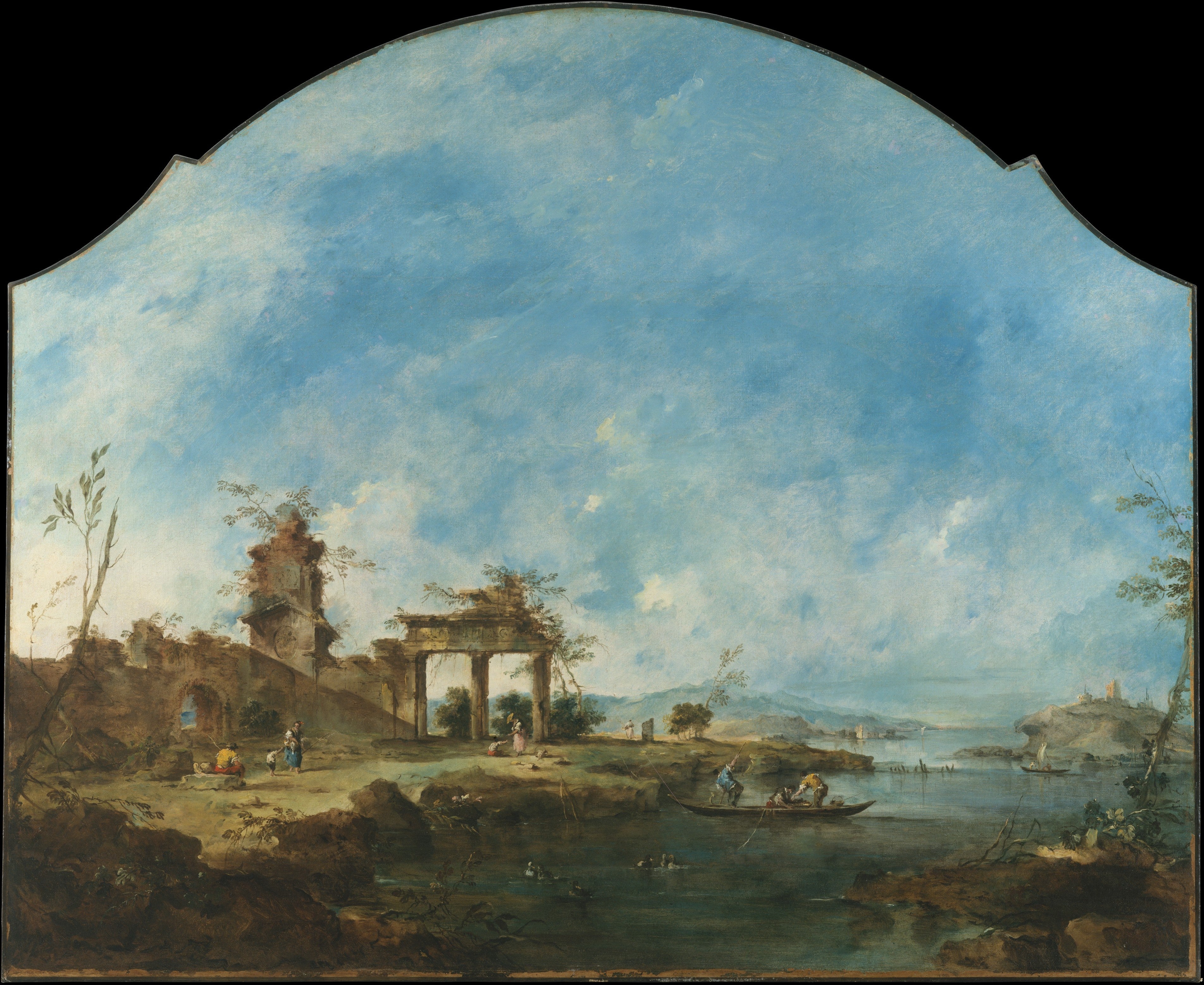 Paysage fantastique - Francesco Guardi - Alpha Reproduction