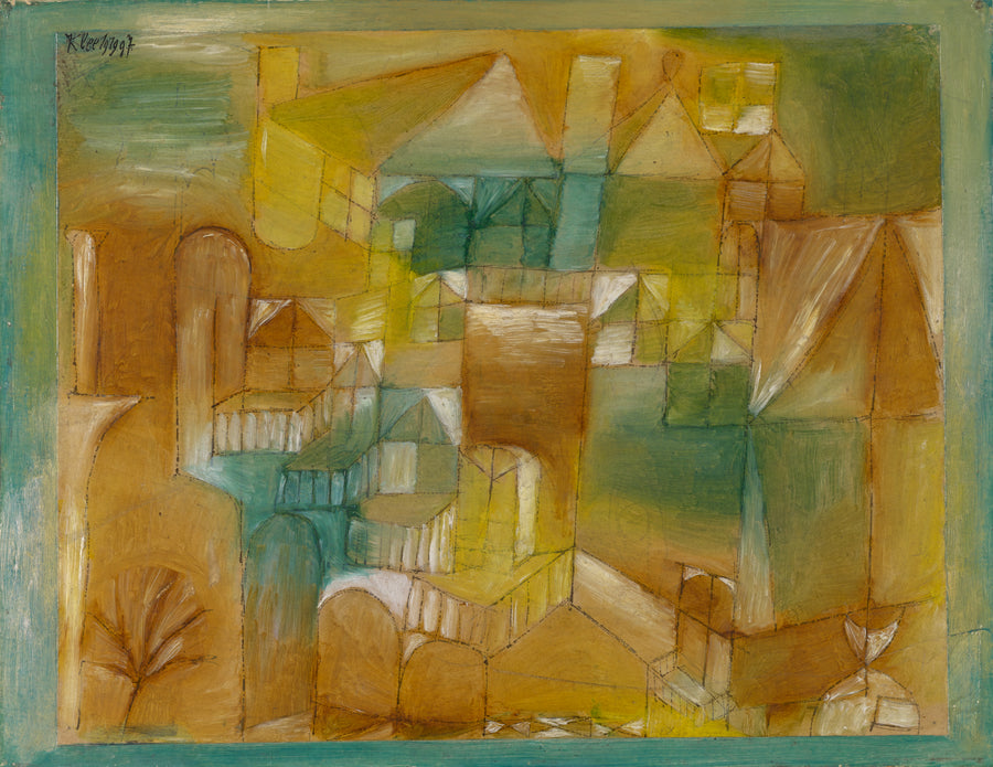 Façade brune-verte - Paul Klee