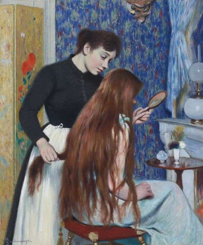La coiffure - Federico Zandomeneghi - Alpha Reproduction