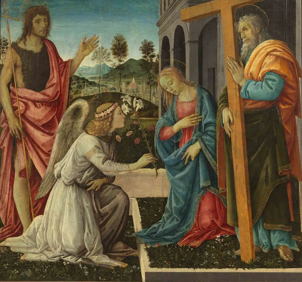 Annonciation avec Saintes - Filippino Lippi - Alpha Reproduction