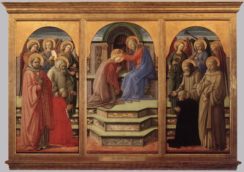 Marsuppini kröning - Fra Filippo Lippi