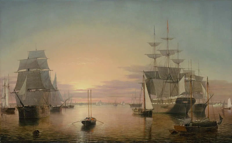 Bostons hamn - Fitz Henry Lane