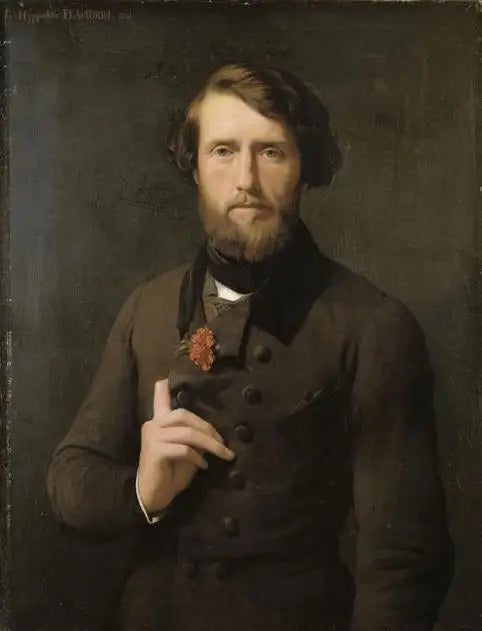 Porträtt av greve Félix d'Arjuzon (1800-1874) - Hippolyte Flandrin