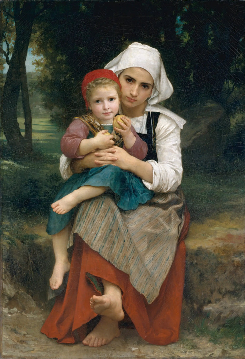 Bröder och systrar från Bretagne - Bouguereau