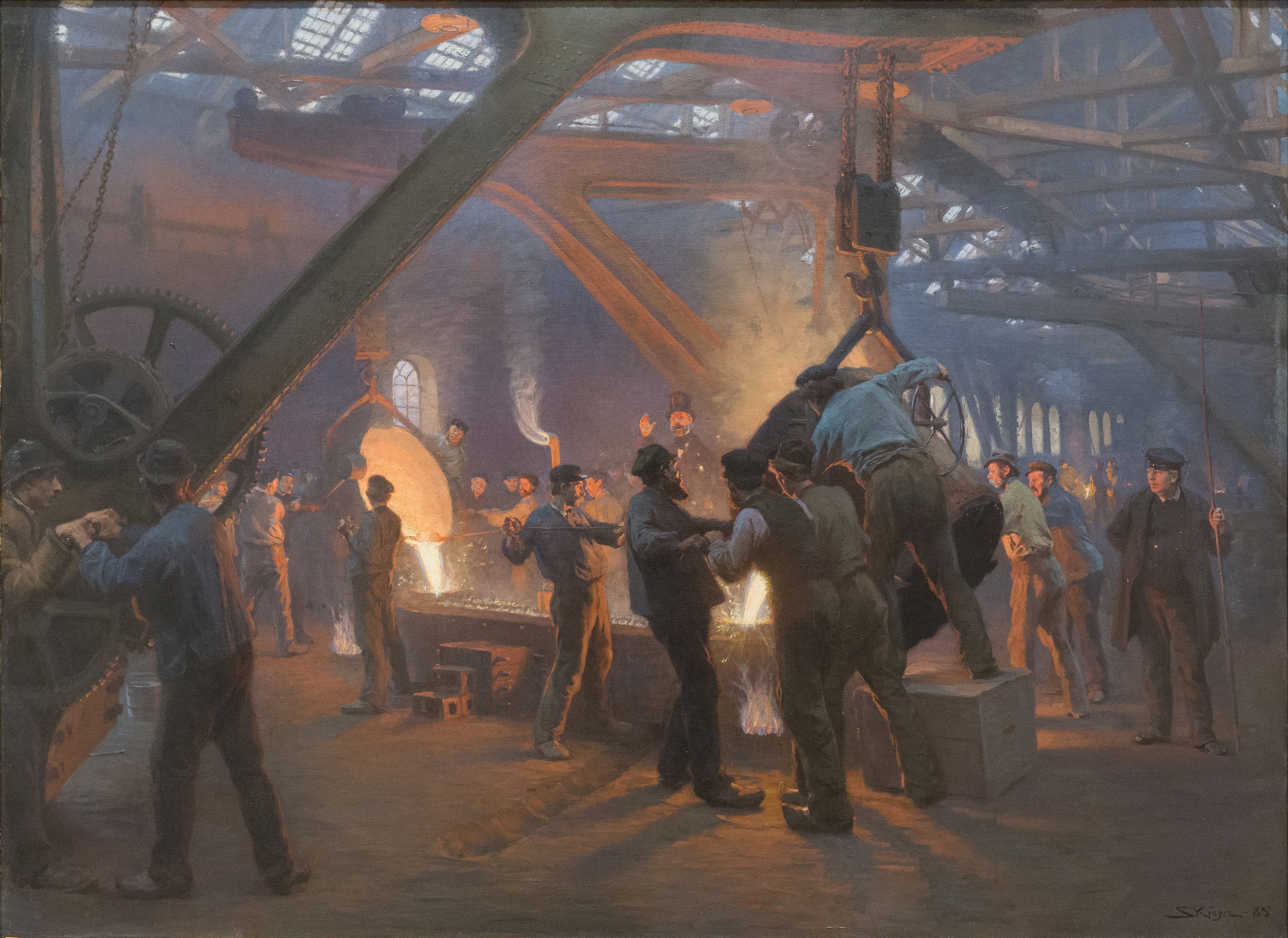 Järnverket, Burmeister och Wain - Peder Severin Krøyer