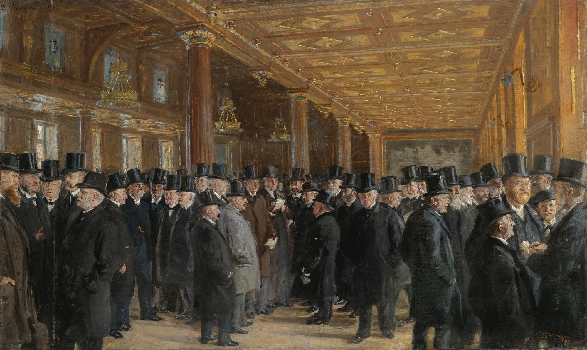 Från Köpenhamns Börs (Studie) - Peder Severin Krøyer