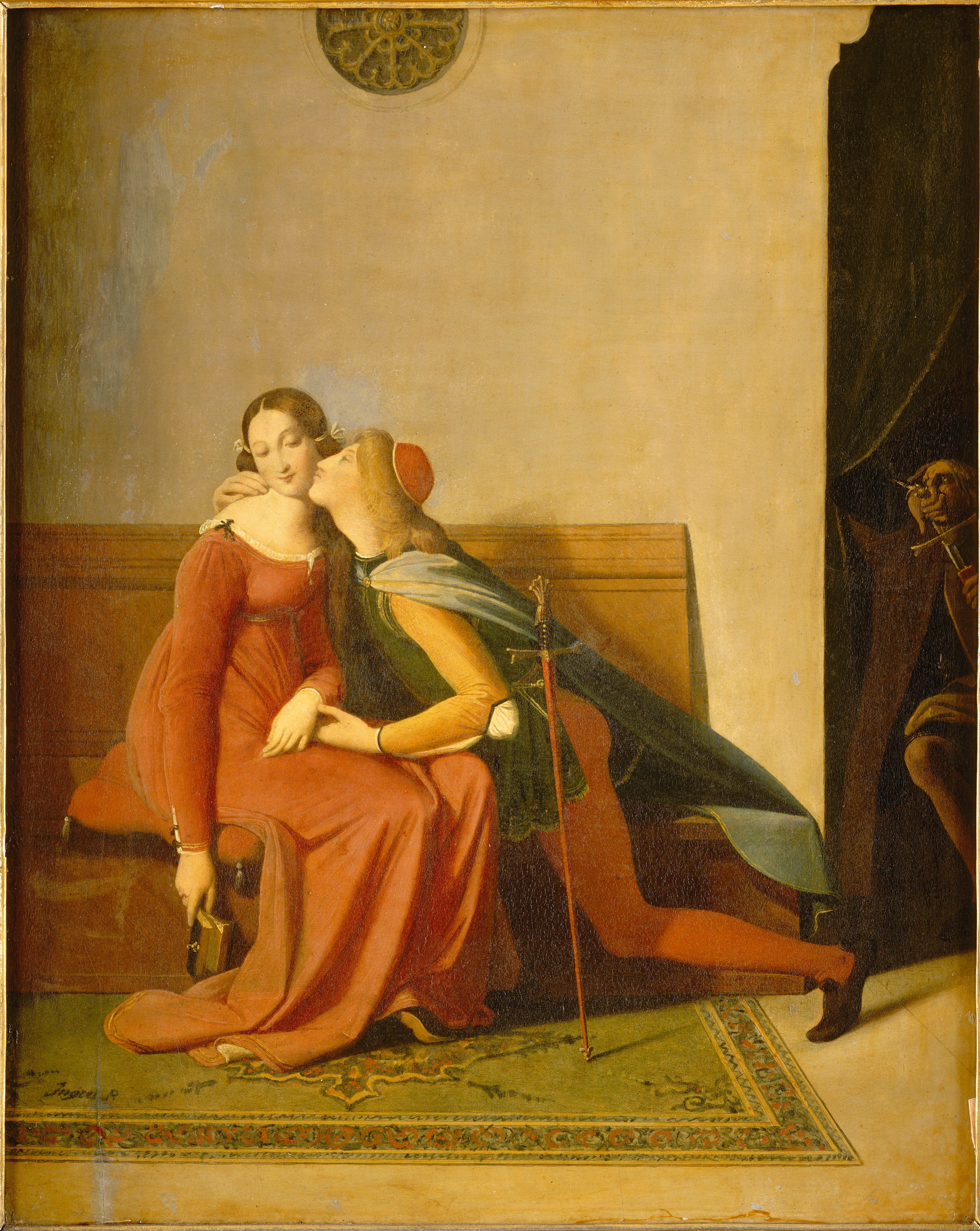 Paolo och Francesca - Jean-Auguste-Dominique Ingres