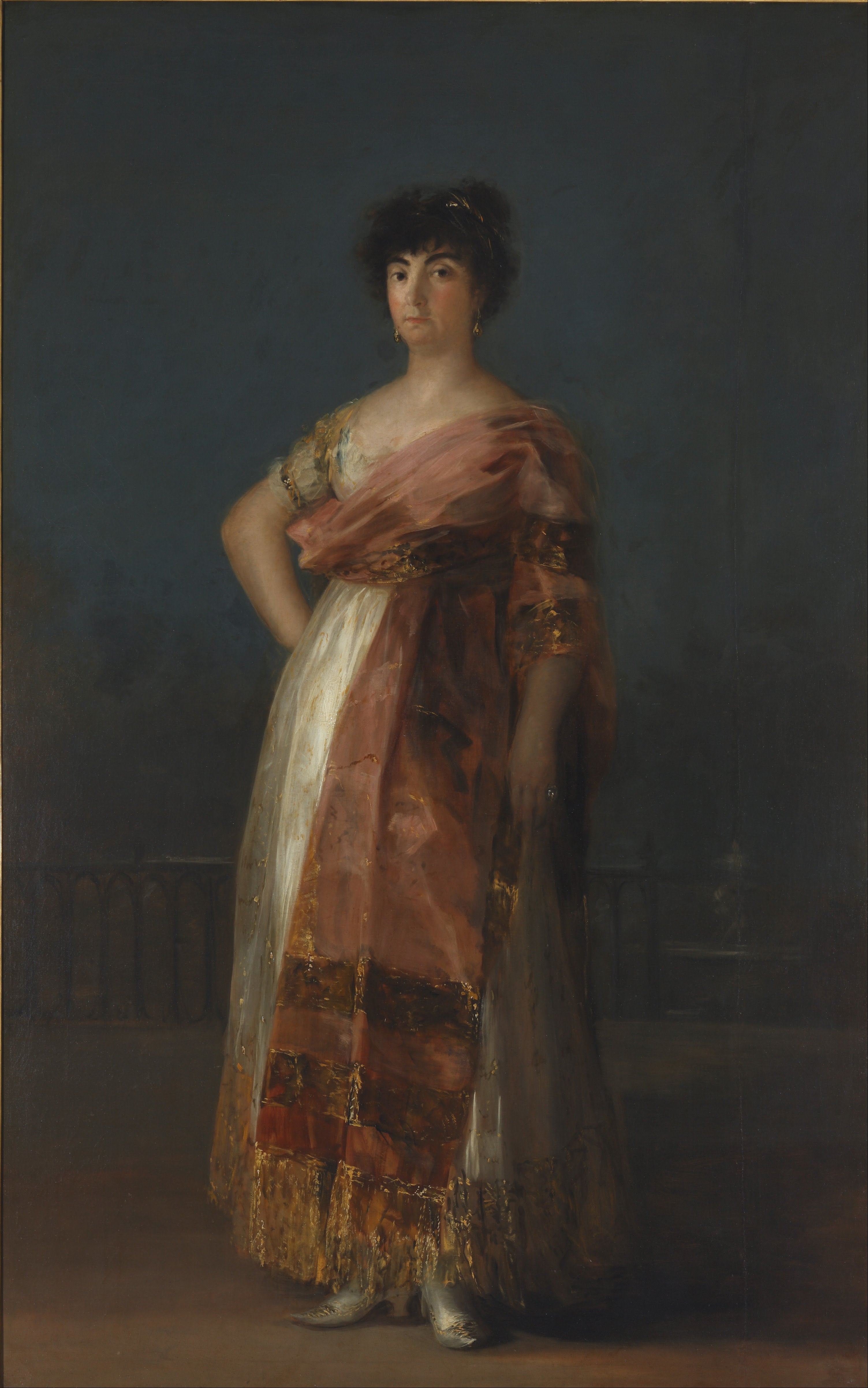 Reproduction du tableau « La Tirana - Francisco de Goya » par Alpha Reproduction en peinture à l’huile