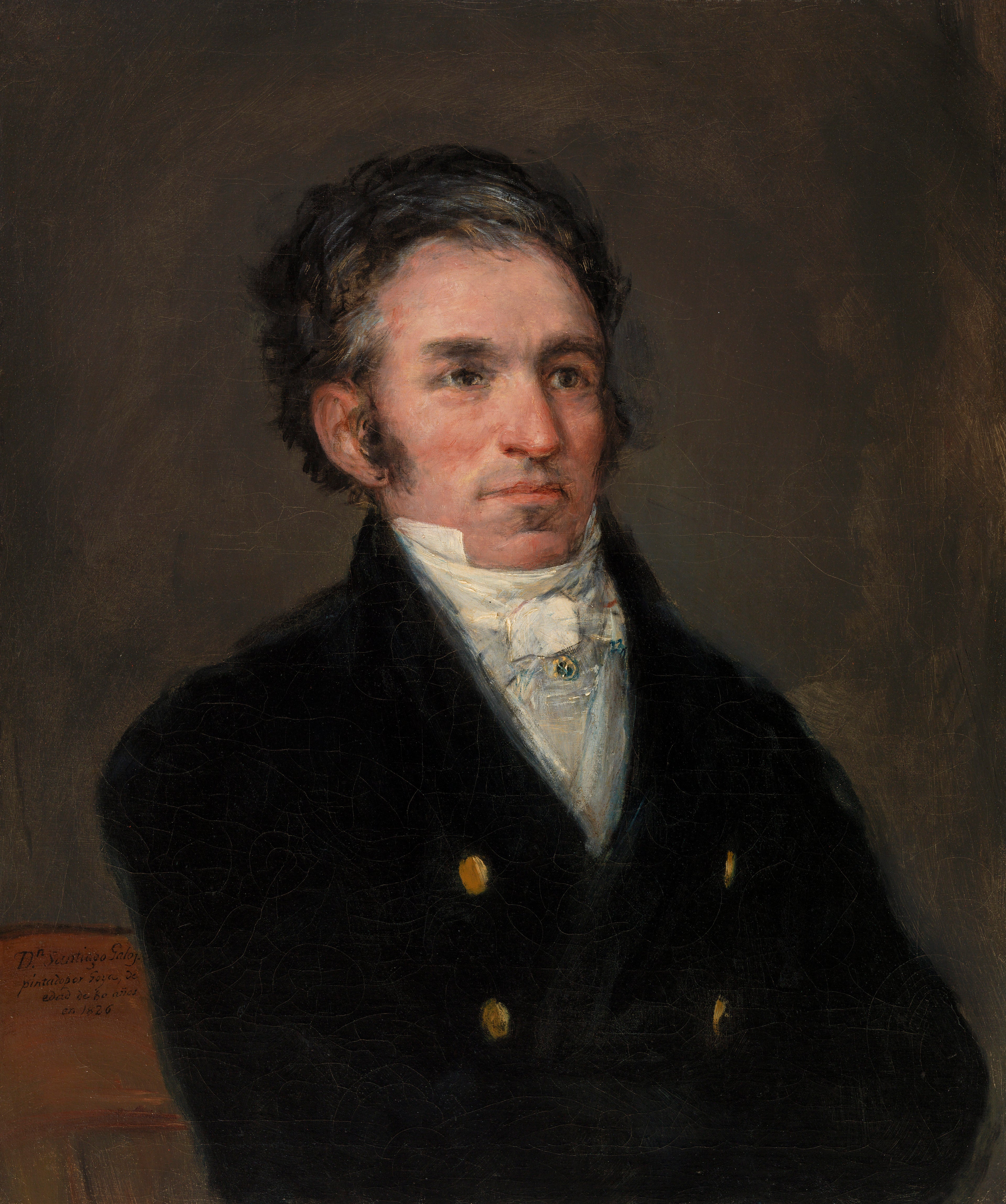Reproduction du tableau « Portrait de Jacques Galos - Francisco de Goya » par Alpha Reproduction en peinture à l’huile