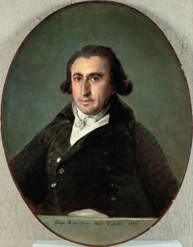 Porträtt av Martín Zapater - Francisco de Goya