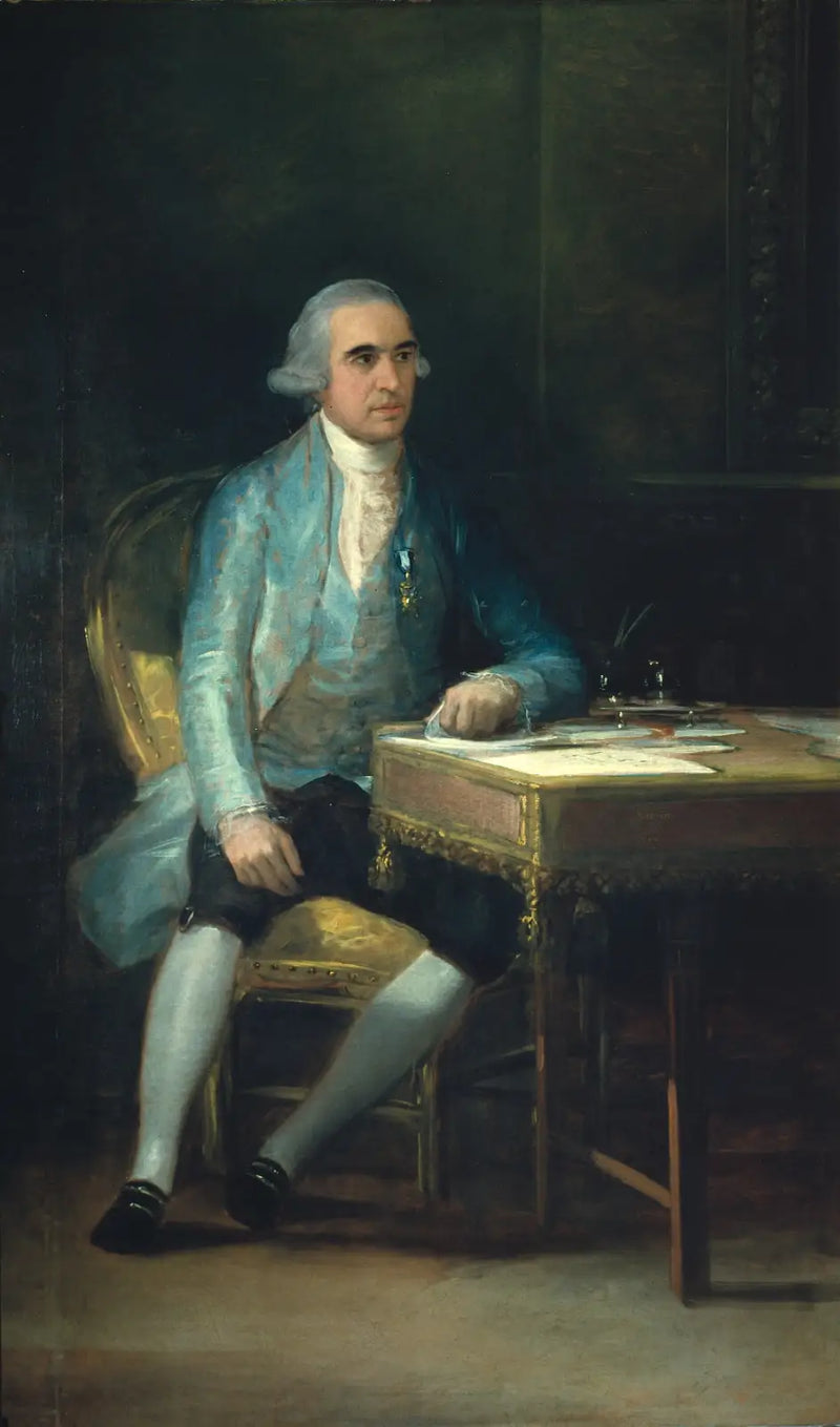 Porträtt av Don Francisco de Saavedra - Francisco de Goya