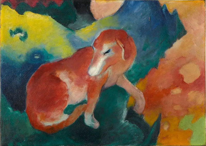 röd hund - Franz Marc