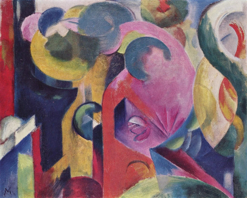 Liten komposition III - Franz Marc