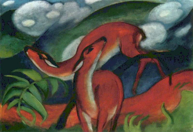 Röd hjort II - Franz Marc