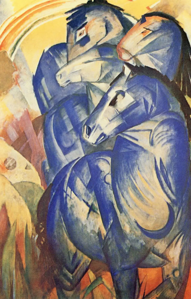 Den blåa hästtornet - Franz Marc