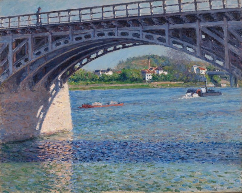 Bron i Argenteuil och Seine - Gustave Caillebotte