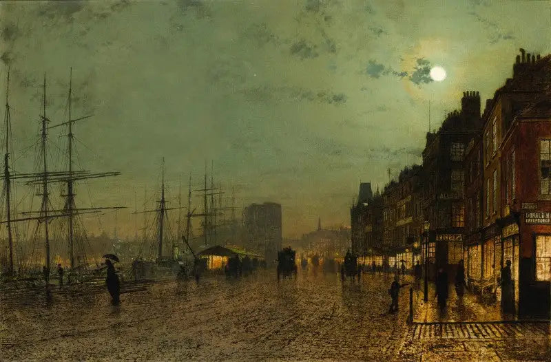 Glasgow kajer - John Atkinson Grimshaw