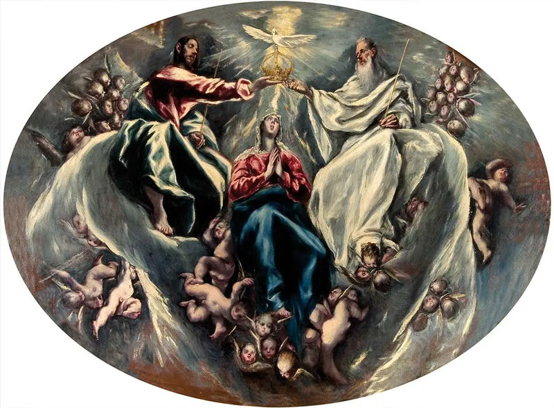 Vårdnadsritningen av Jungfru Maria - El Greco