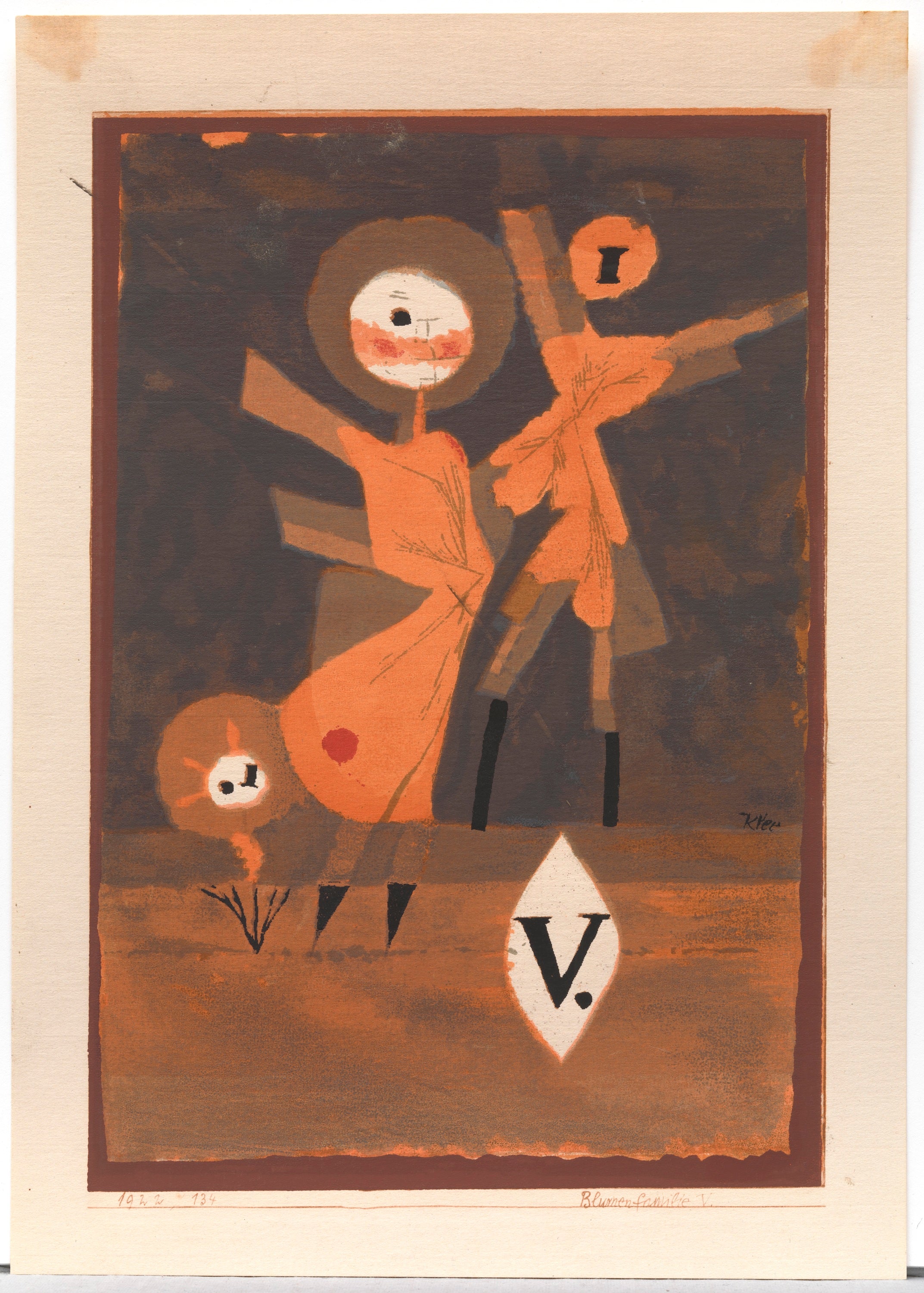 Blomfamilj V. - Paul Klee