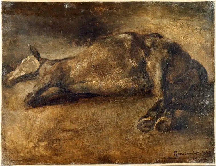 Död häst - Théodore Géricault